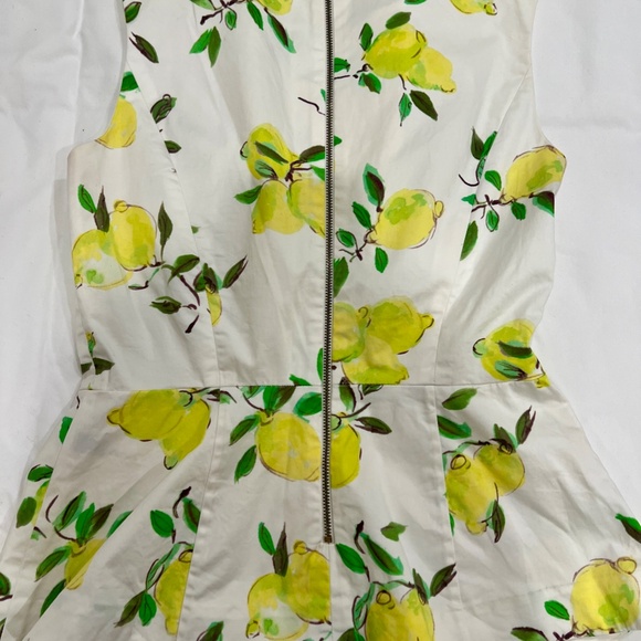 Kate Spade Thalia Peplum Lemon Top 2 - Picture 4 of 7